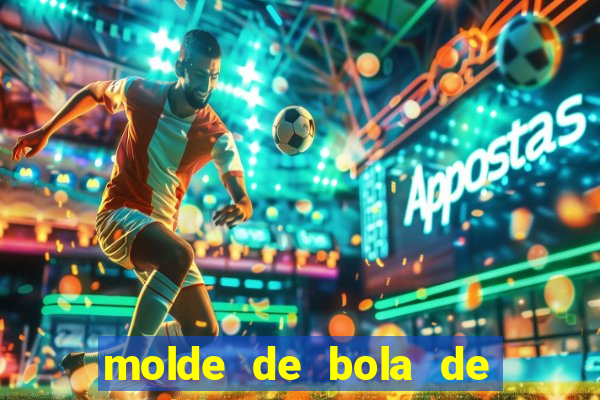 molde de bola de futebol para imprimir